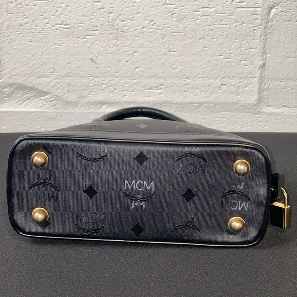 MCM Visetos Mini Black Bag - Picture 4 of 15